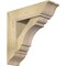 Ekena Millwork Olympic Traditional Rough Sawn Bracket w/ Offset Brace, Douglas Fir, 8"W x 26"D x 26"H BKT0806X26X26OLY01RDF - alternate 1